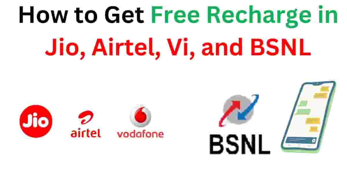 Cashstark Get Free Recharge for Jio, Airtel, Vi, and BSNL