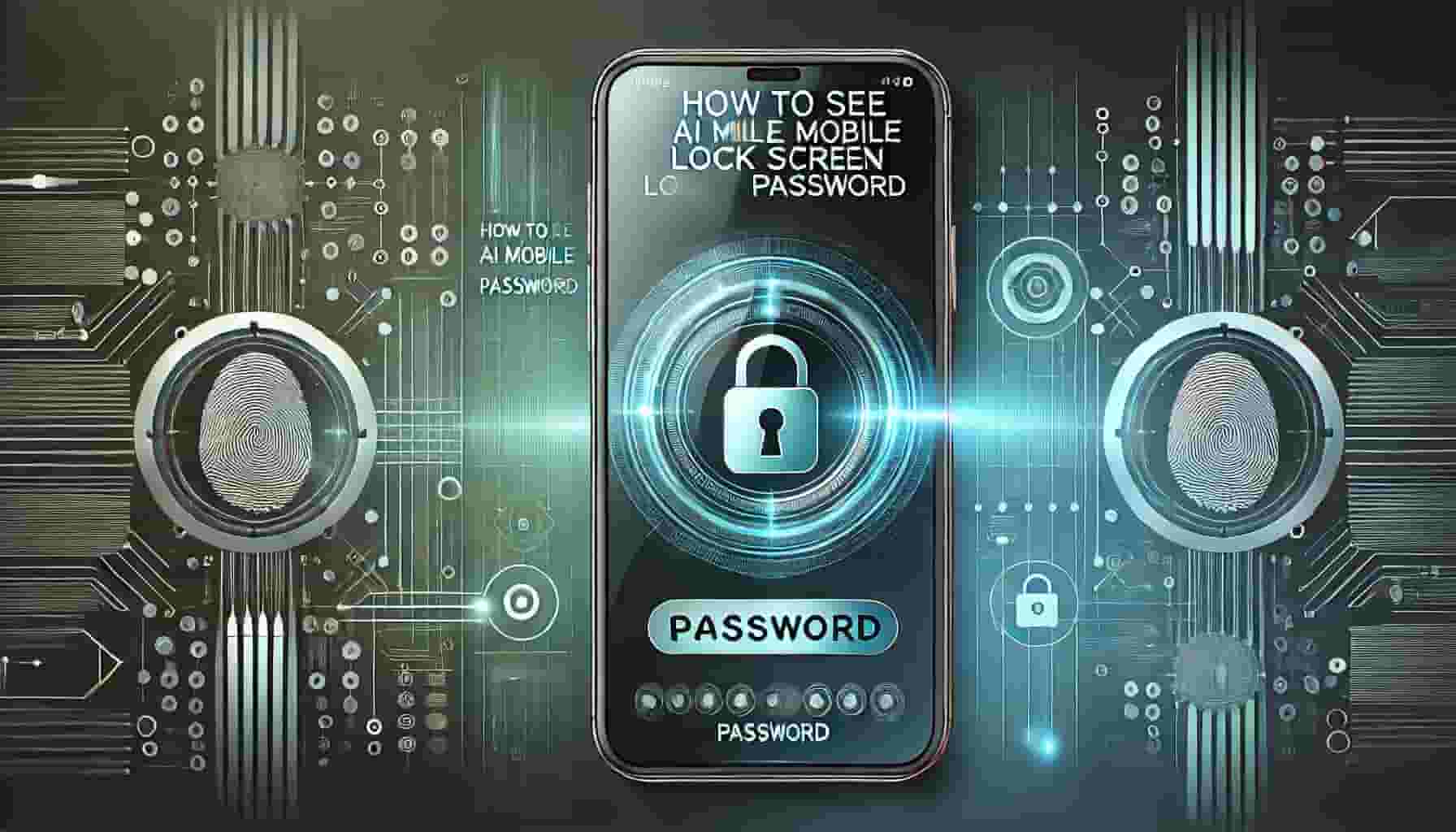 How to See AI Mobile Lock Screen Password